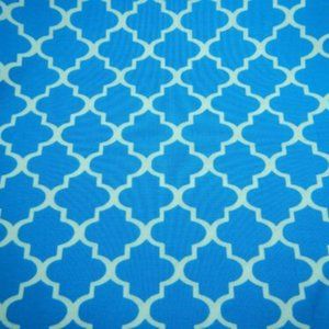 New Moroccan Clover Cotton Fabric by‎ the Yard  (1 Yard - 36" X 44" Pre-Cut)